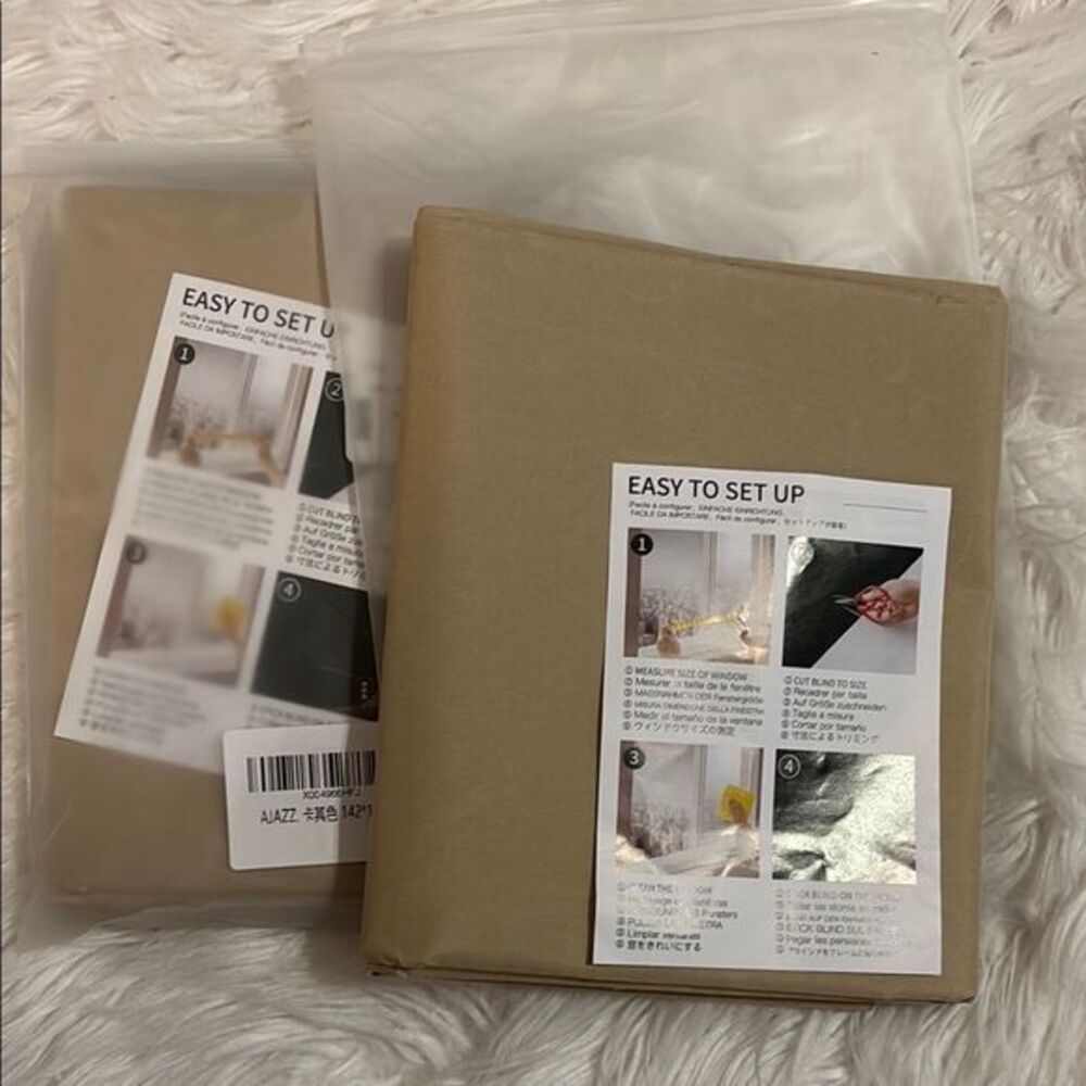 Bundle of two Room Darkener Sunshades to Black out your bedroom (or any room)